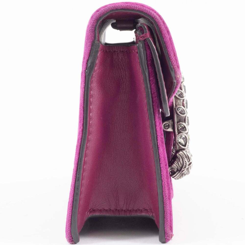 GUCCI Purple Leather Shoulder Bag - Picture 4 of 16
